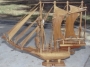 Hand made Wooden Junk (6187/L)